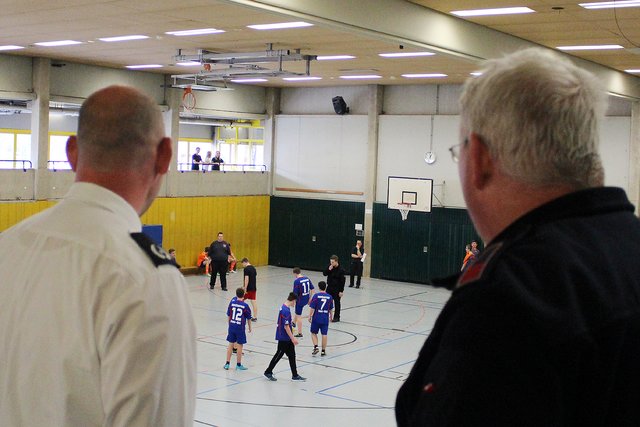 Olaf Weischenberg  (stellv. Wehrleiter Unna)  und Bernd Tepe (Jugendwart Unna West)