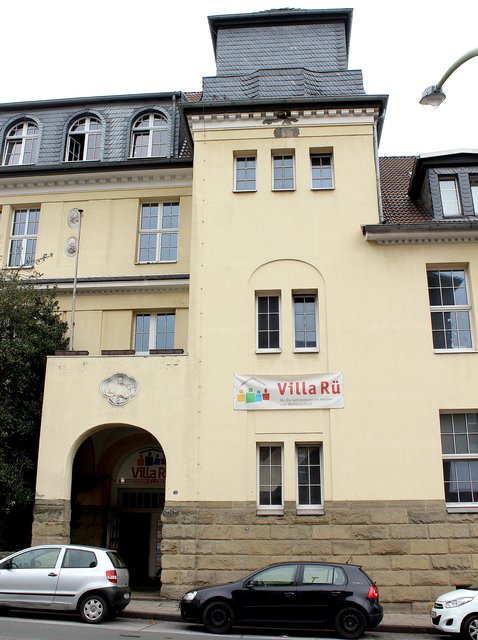 Früher eine Schule - heute multifunktionell - die Villa RÜ in Rüttenscheid.