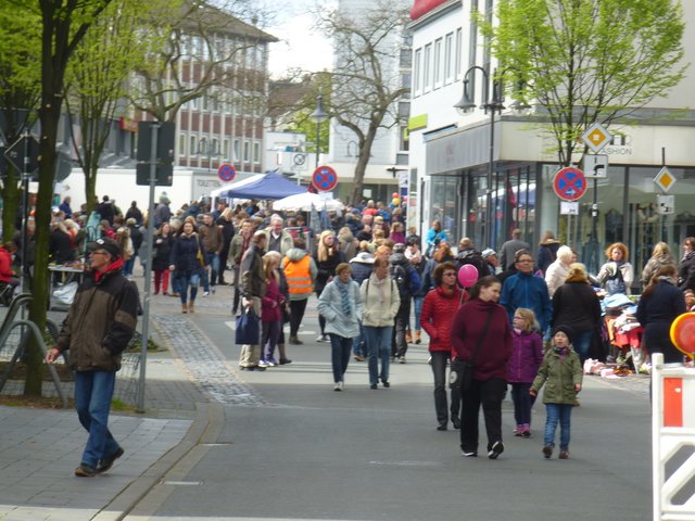 trotz miesem Wetter gut besucht, eben Aprilwetter