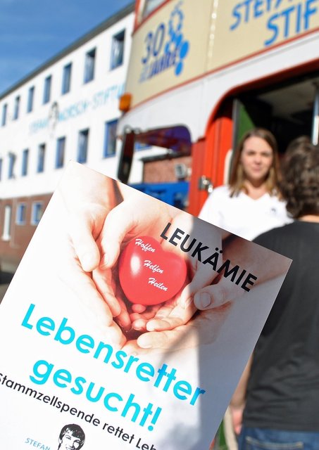 Mit jedem neu gewonnen Spender erhöht sich die Chance, dass einem an Leukämie erkranken Menschen die Chance auf Leben gegeben werden kann.
