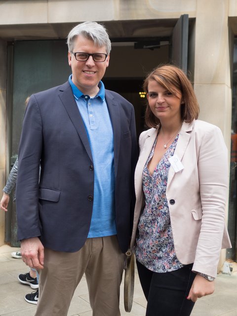 Christian Kromberg und Jana Mikolajewski | Foto: Torsten Schmidt