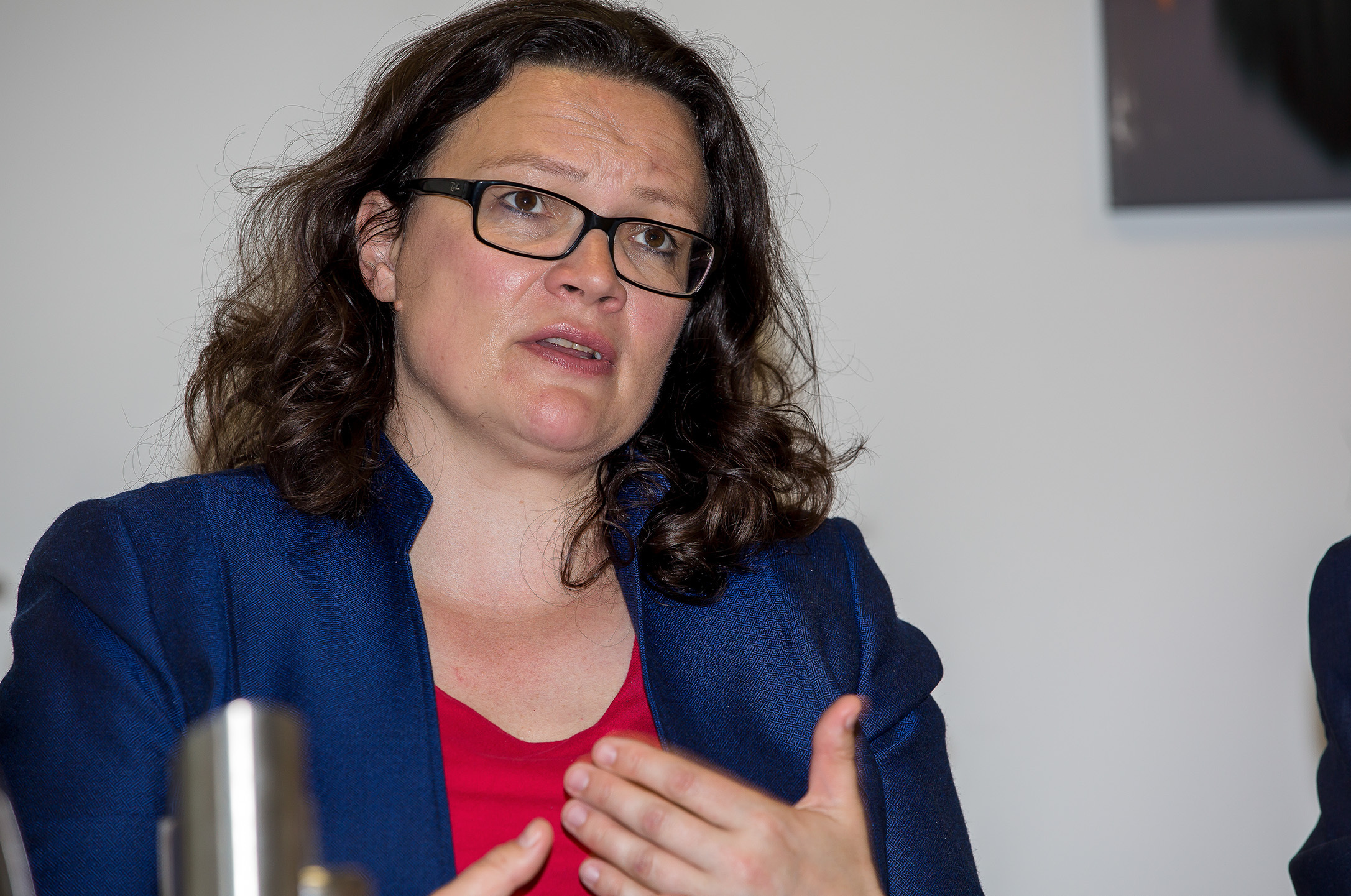 Andrea Nahles erklärte, dass die Umsetzung des Gelsenkirchener Appells bisher an Schäuble gescheitert sei.