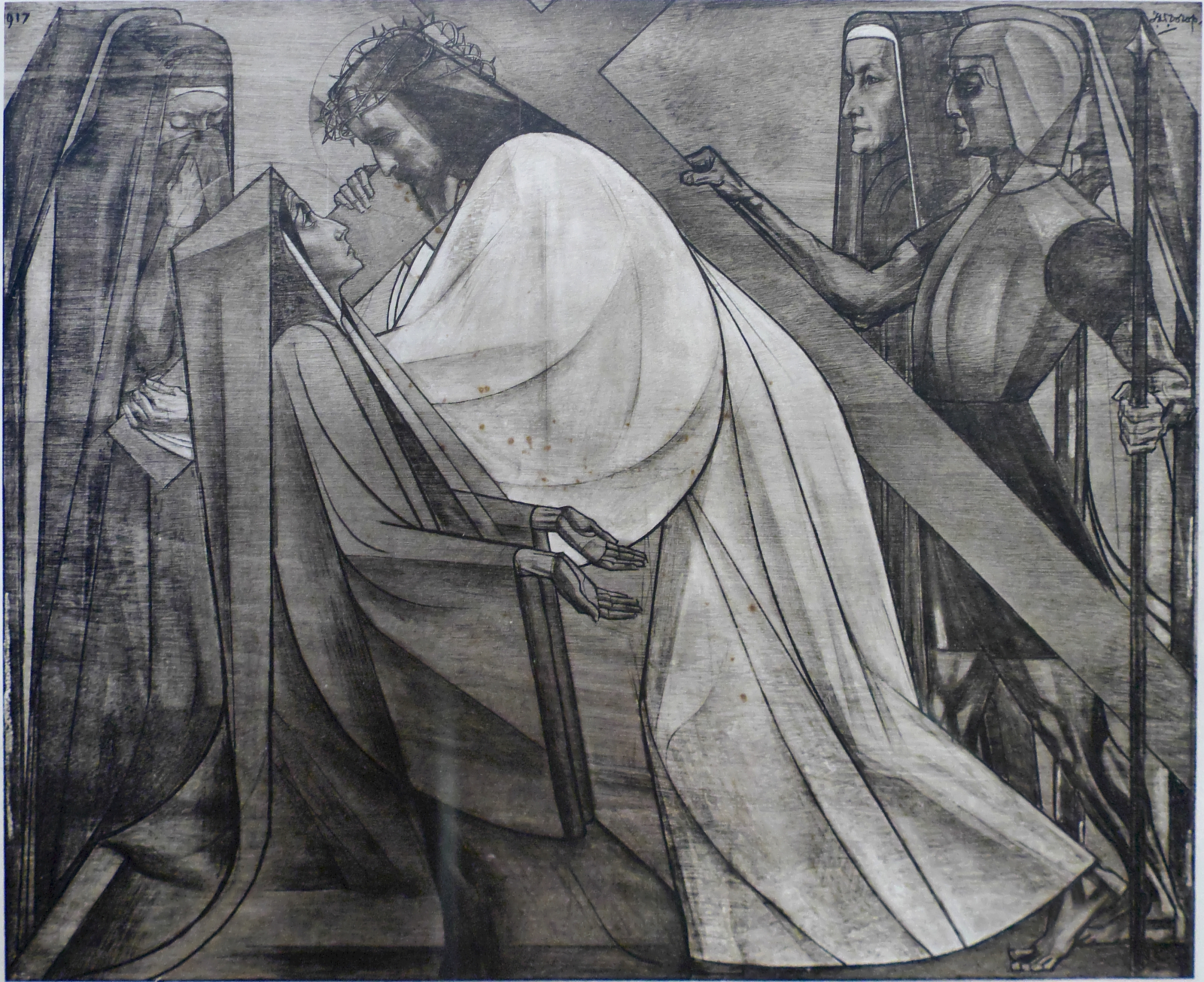 Station IV. Jesus begegnet seiner Mutter