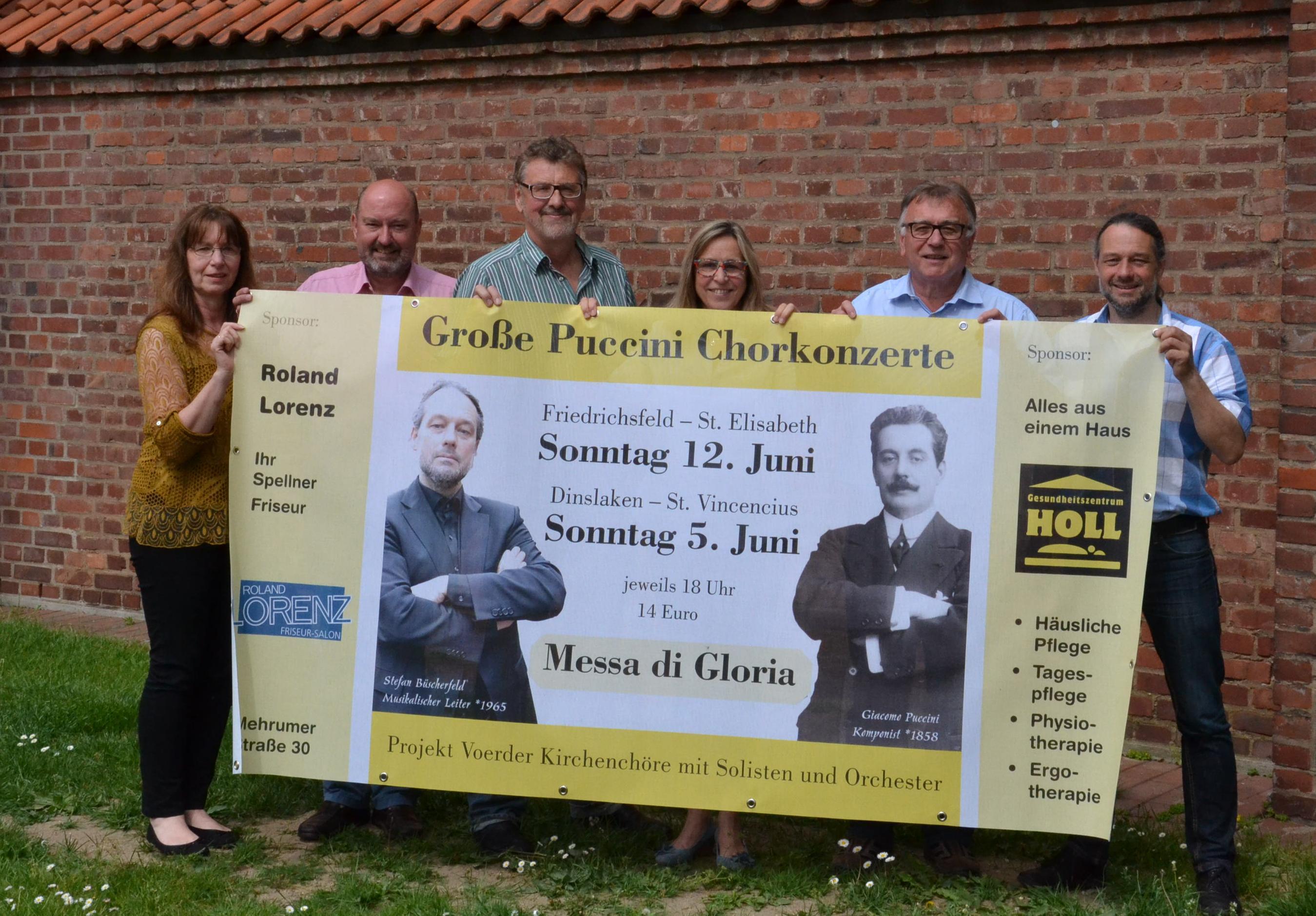 Eine "ziemlich dufte Truppe" präsentiert Puccinis "Messa di Gloria" in Dinslaken und Voerde. Foto: privat