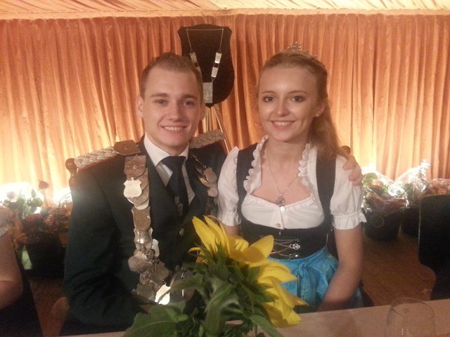 Das neue Prinzenpaar : Maximilian Klonek und Anna Bewersdorff