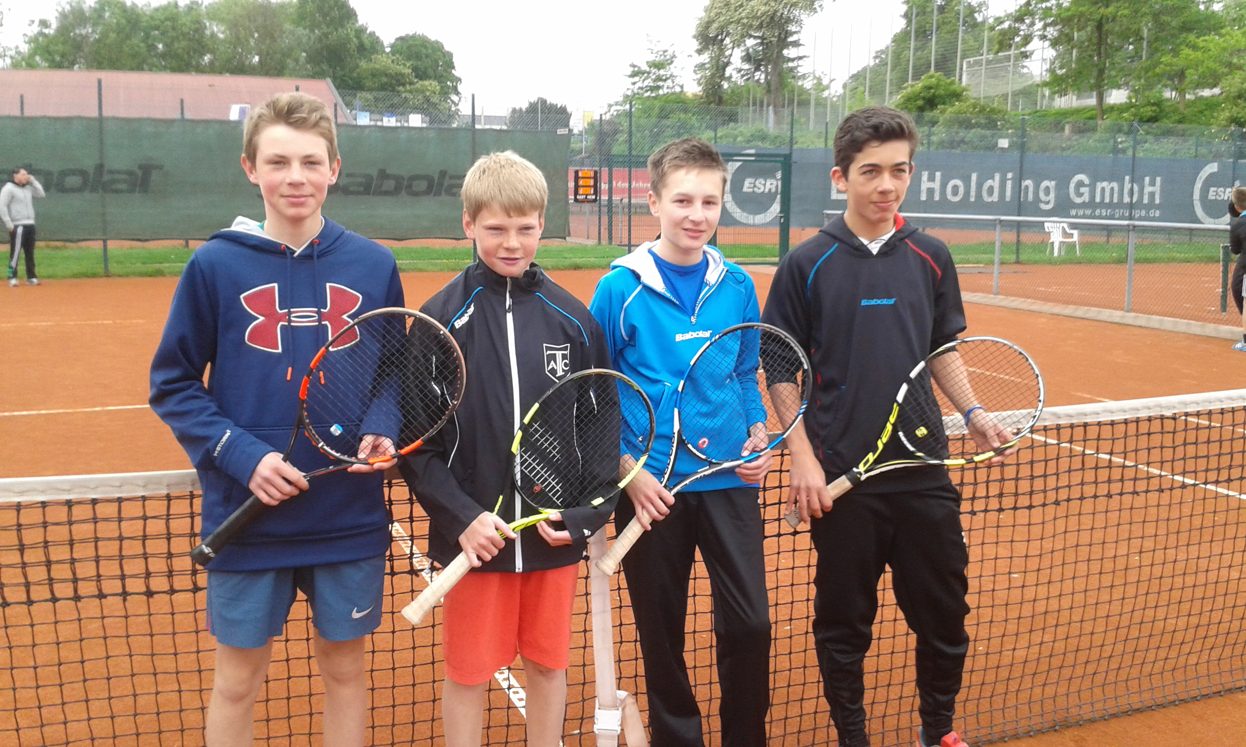Constantin Ruland, Lambert Ruland, Maximilian Kämper, Johannes Sommer (v.l.). Foto: Privat.
