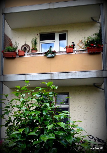 Hier oben ist der Balkon von Marlies!