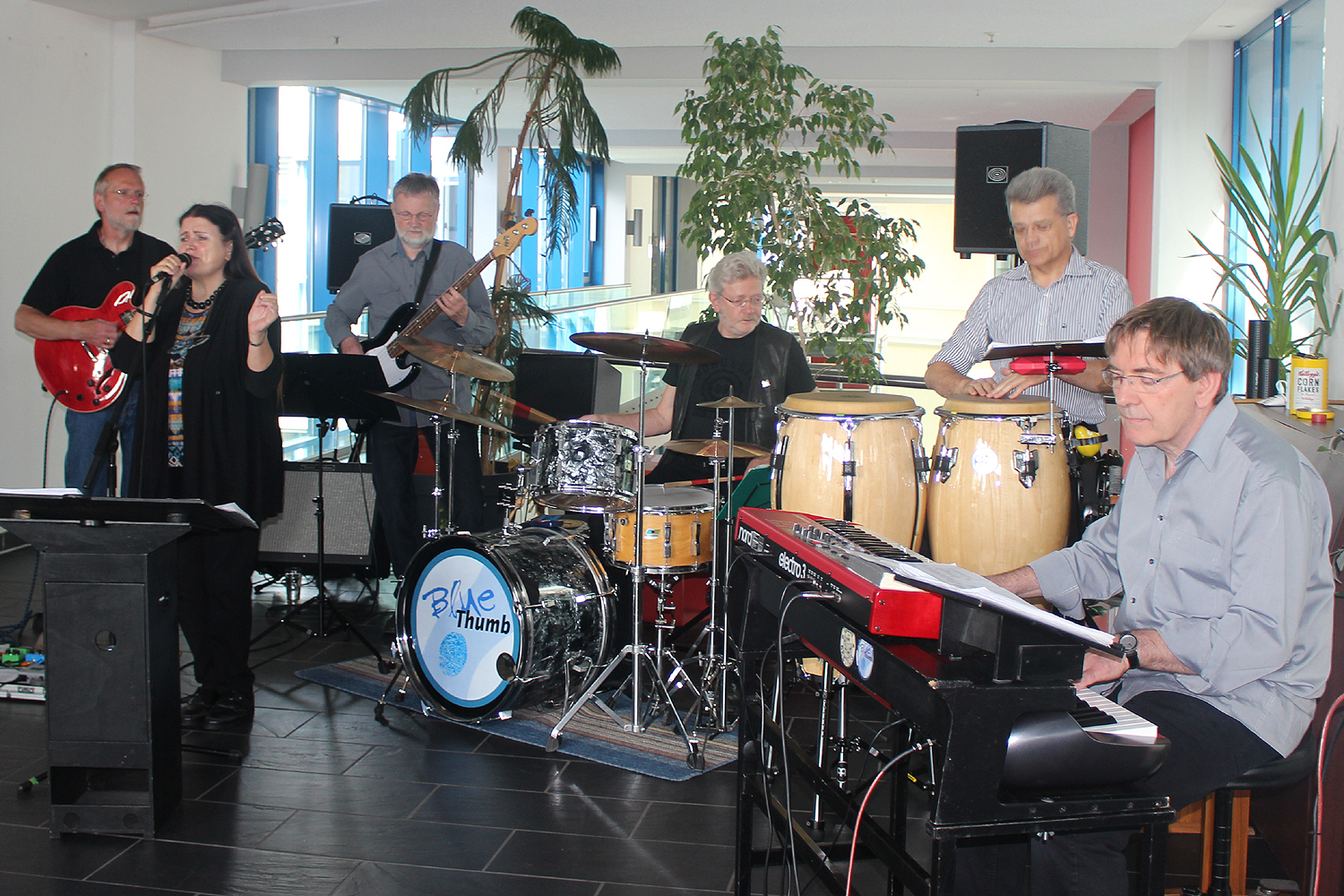 Jürgen Lichte, Marita Beiderbeck, Hans-Martin Müller, Ulrich Sommer, Gerhard Lehmann und Johannes Lambertz