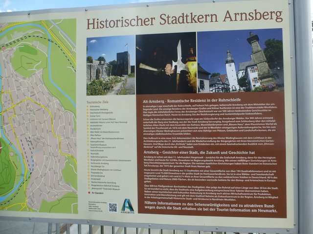 Übersichtskarte zum Stadtkern Arnsberg