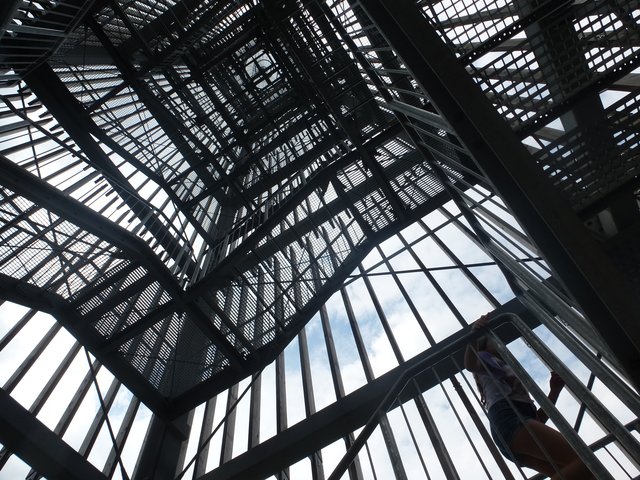 über 200 Stufen ein Weg