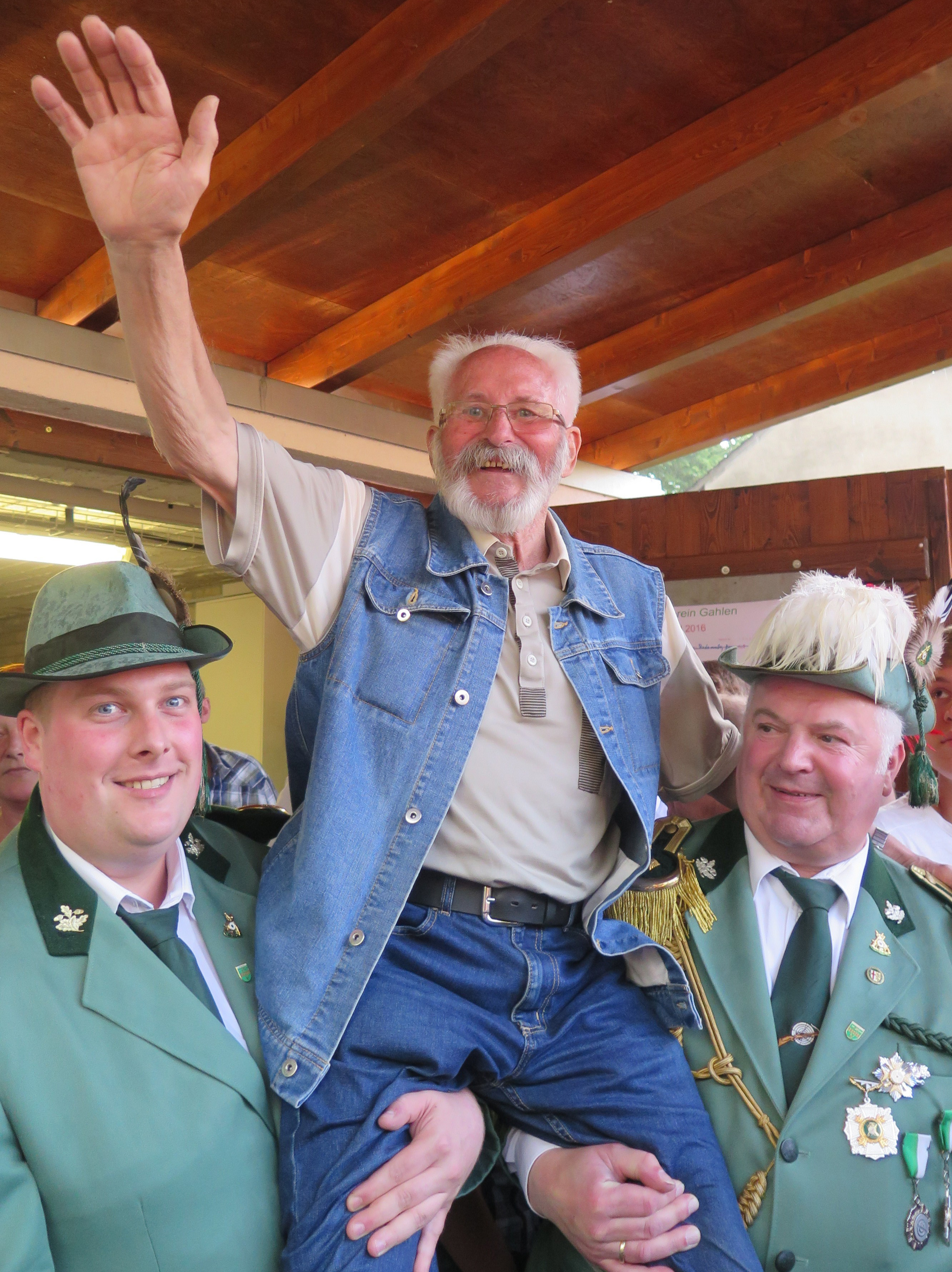 Erhard Walbrodt ist neuer König der Gahlener Schützen.