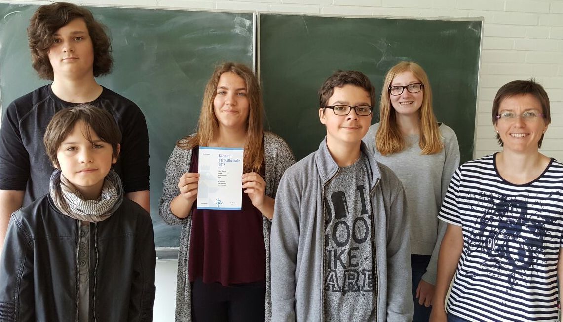 Auf dem Foto fehlt Sina Ekers (7c)