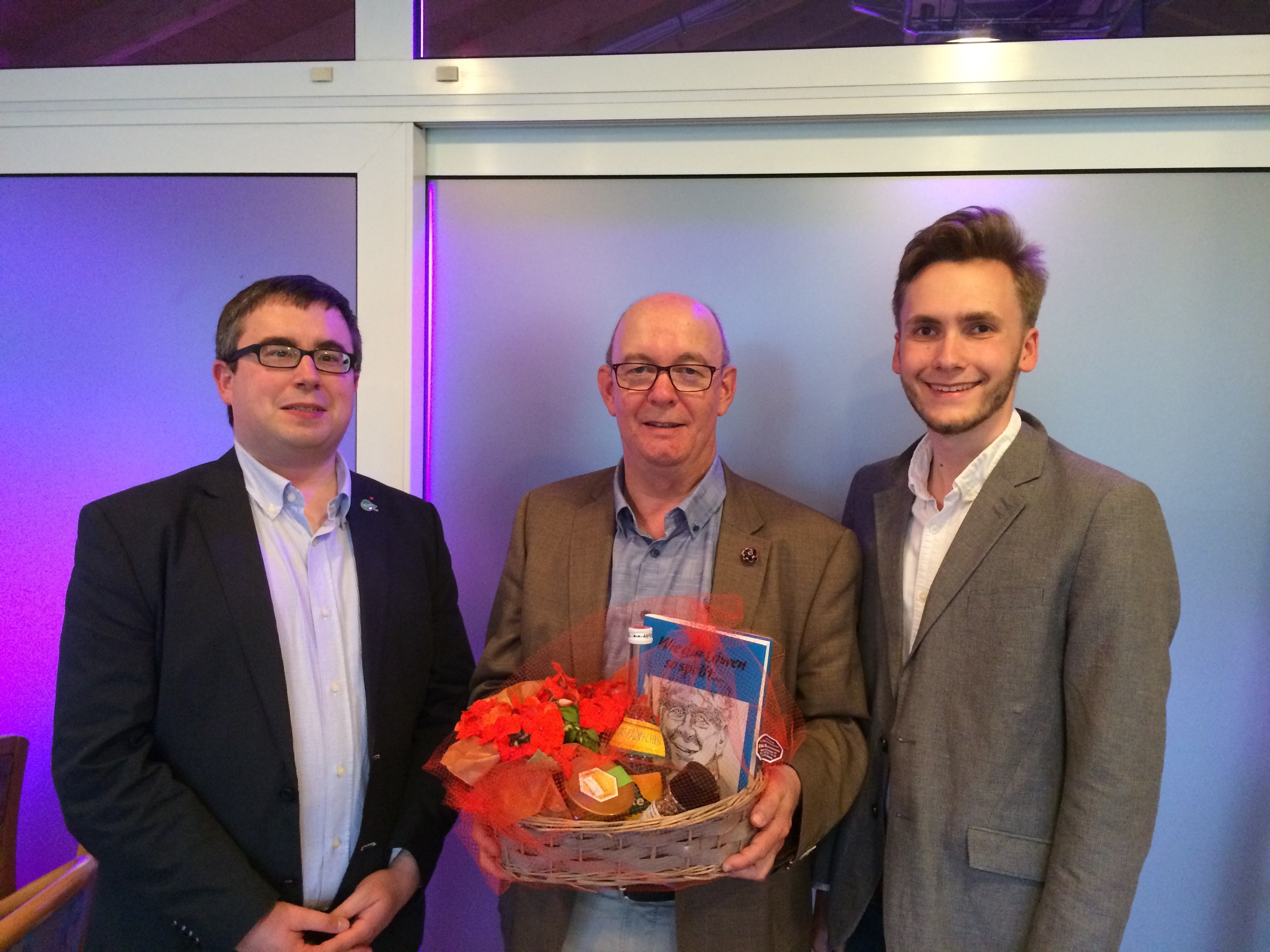 (v.l.n.r.) Jan Scholte-Reh, Norbert Meesters und Benedikt Lechtenberg