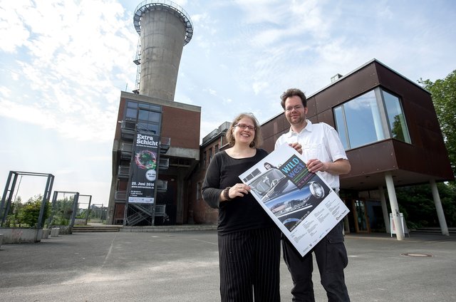 Ulrike Czermak und Georg Kentrup vom Consol Theater freuen sich auf Wild West und die Begegnung zwischen Jung und Alt, Darstellern und Zuschauern, Theatermachern und Tänzern. Foto: Gerd Kaemper