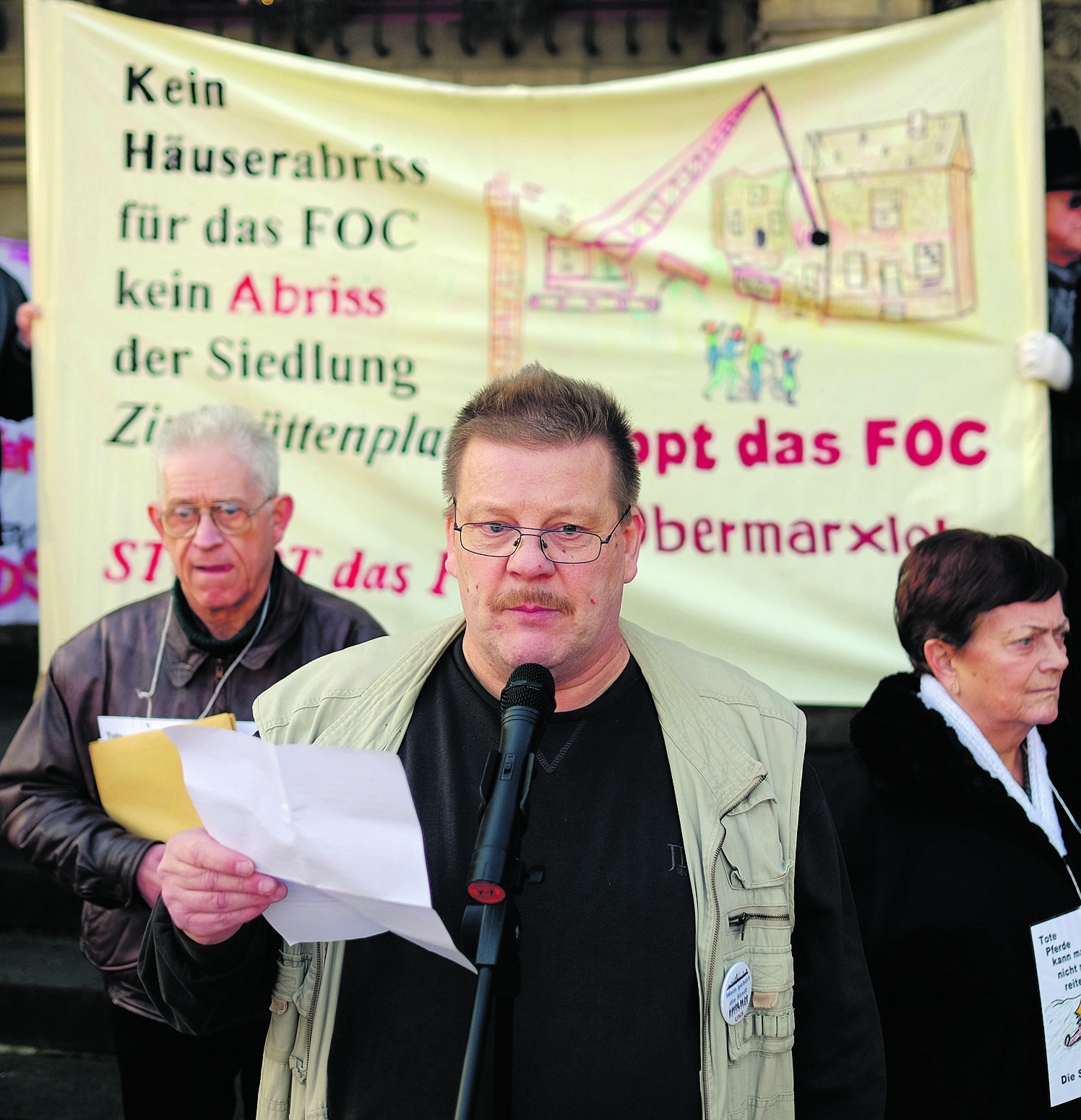 So wurde einst um das FOC gekämpft. Foto: Archiv