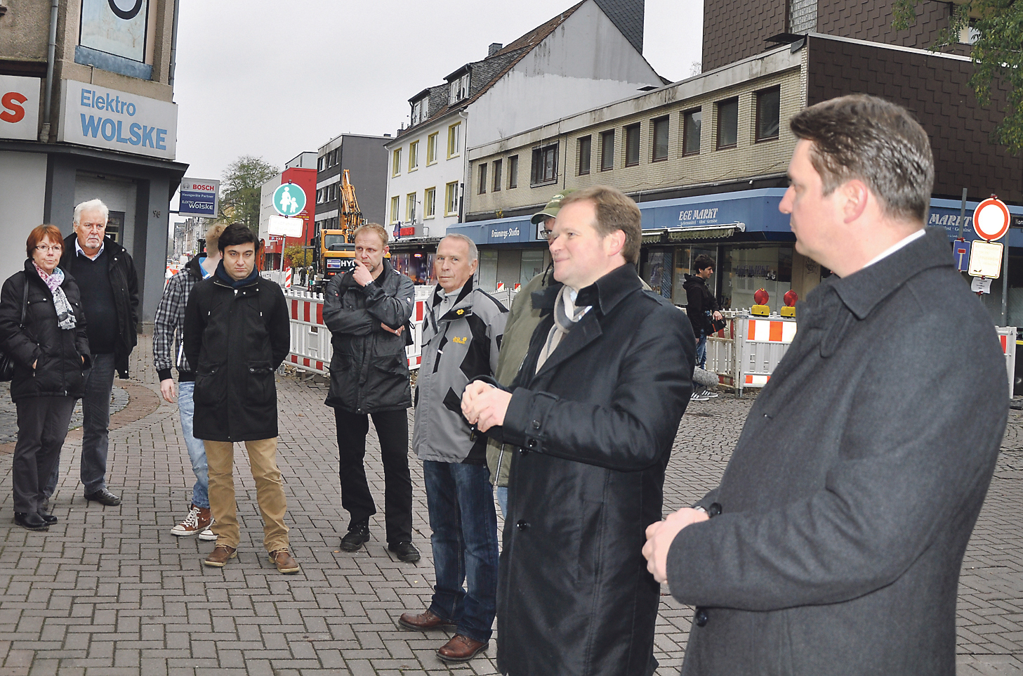 Bundestagsabgeordneter Frank Schwabe lädt erneut zu einem Rundgang auf der Lange Straße ein. Foto: Archiv
