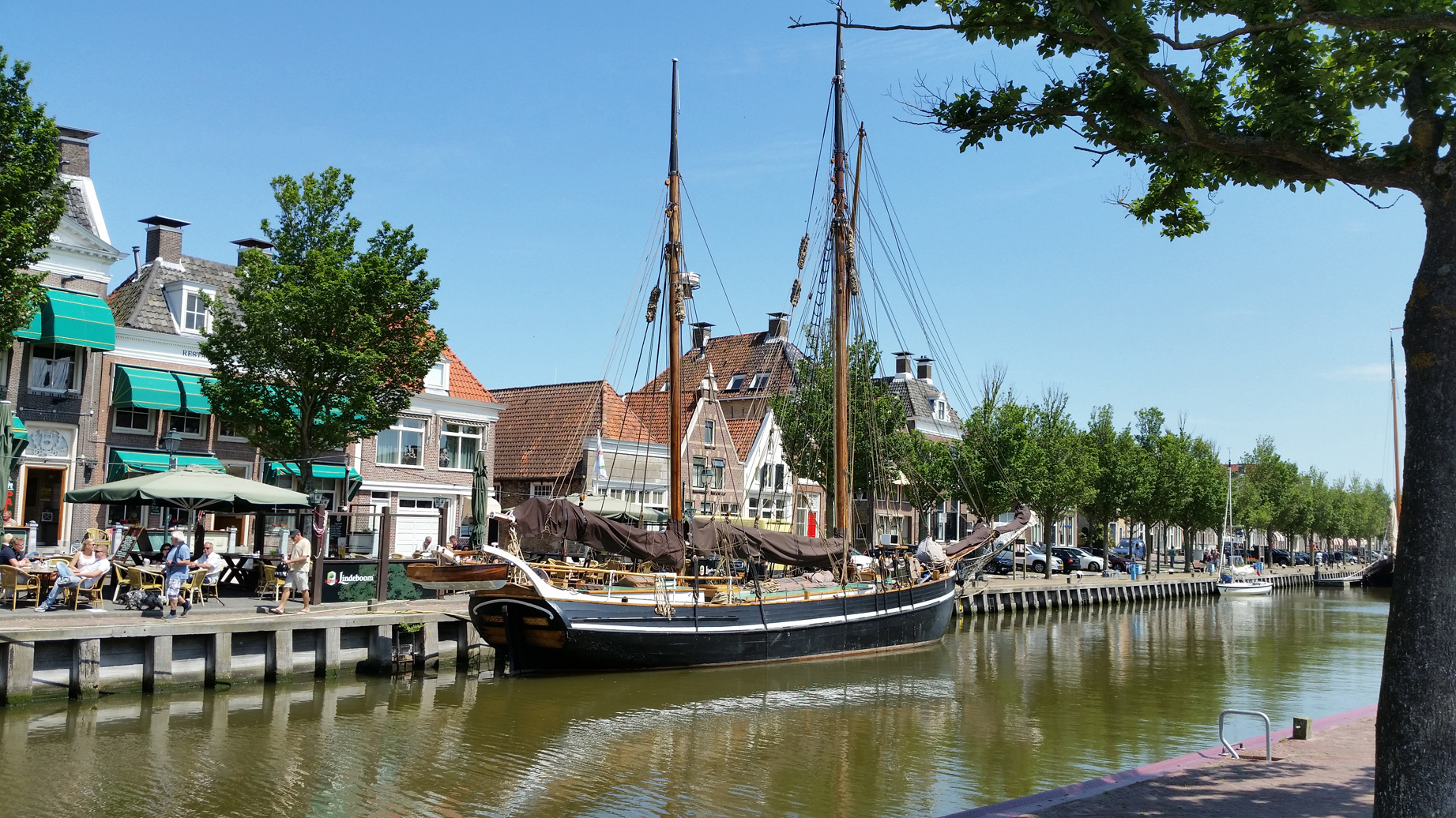 Harlingen mit Sonnenschein
