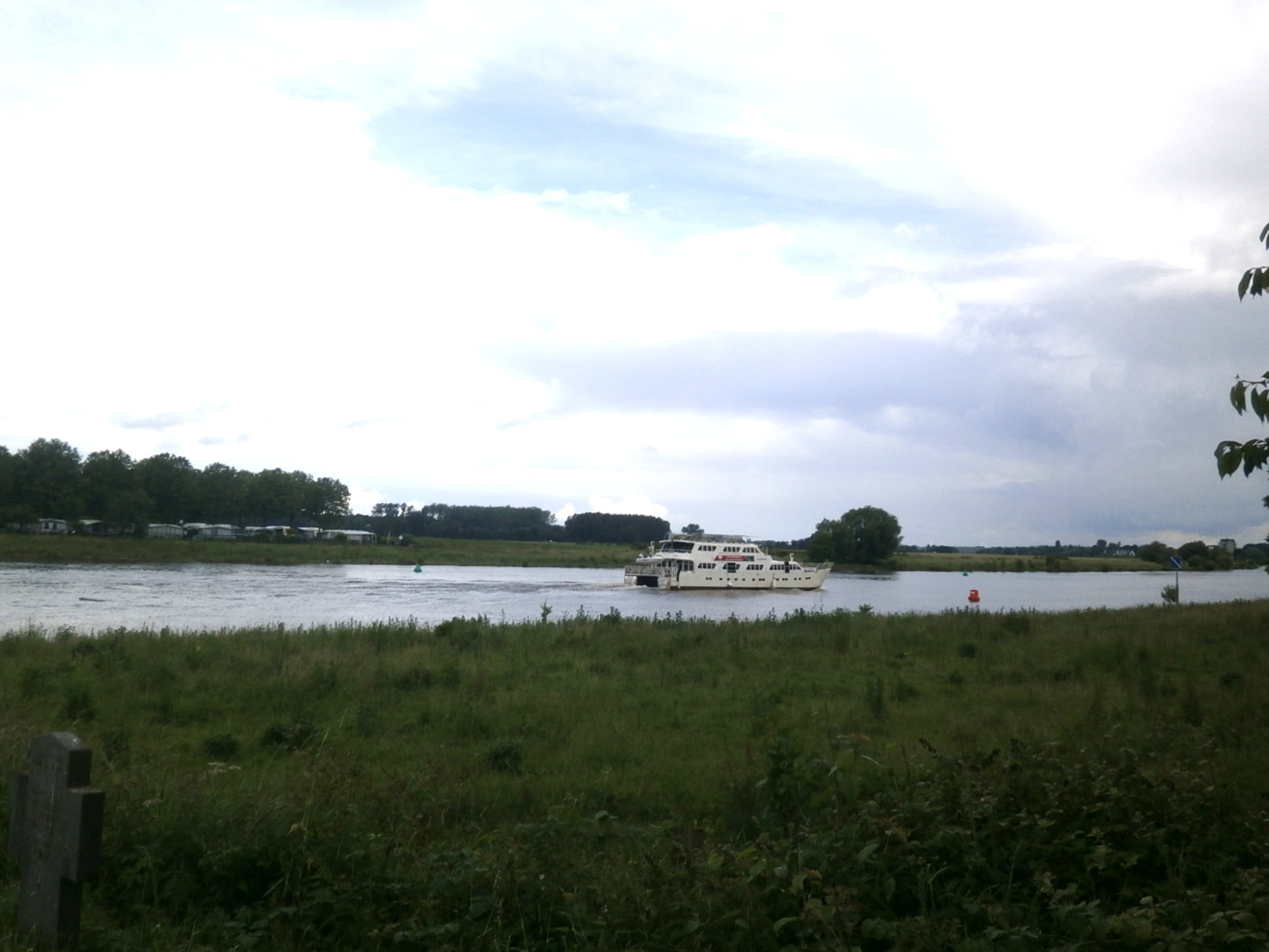 Radroute entlang der Maas.