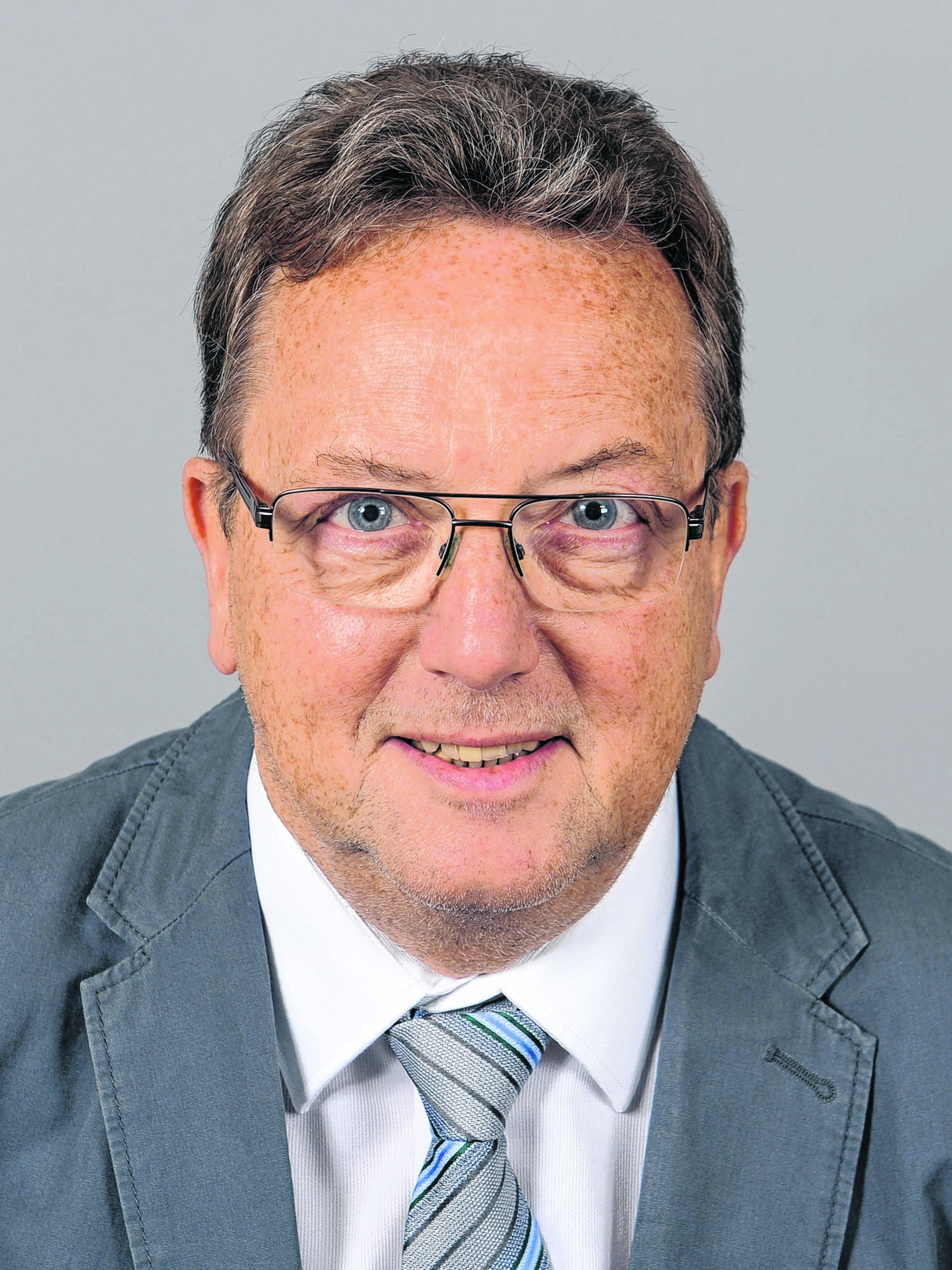 Bei jeder Sitzung der BV III Essen West dabei: Der Bezirksbürgermeister Klaus Persch.