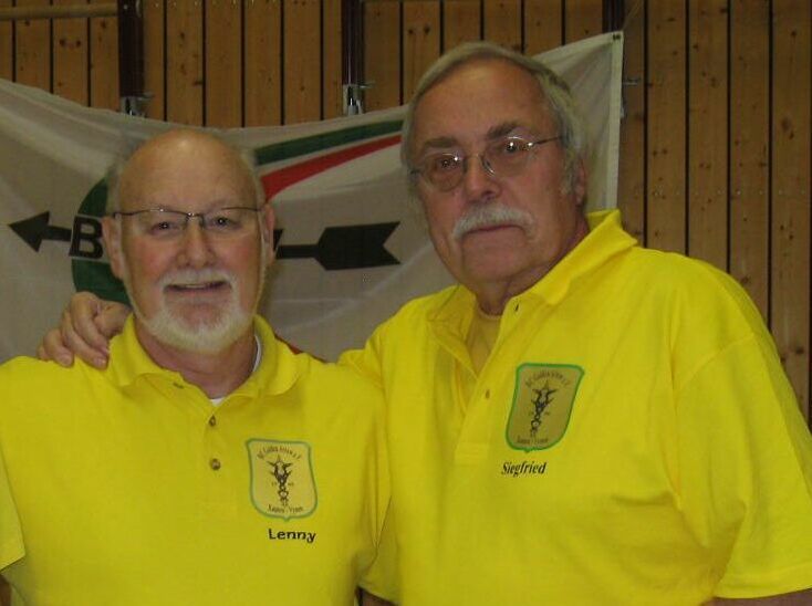 Leonard Dickinson und Siegfried Raindl