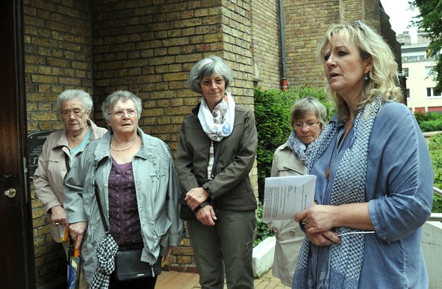 Die Dionysiuskirche konnte am Schlusstag des ersten Borbecker Katholikentages als eine "mit allen Sinnen erlebbare Kirche" kennengelernt werden.