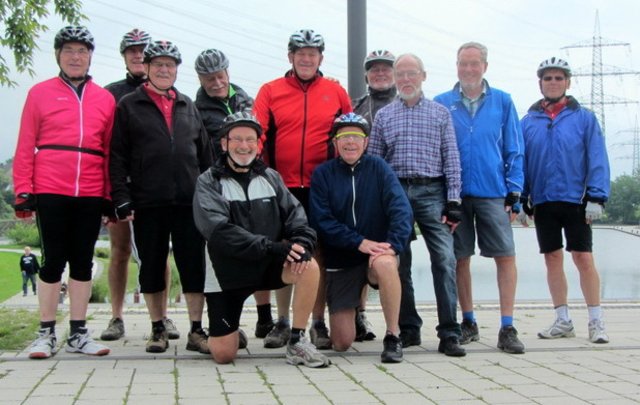 Die Freunde des Radtreffs radeln eh das ganze Jahr.