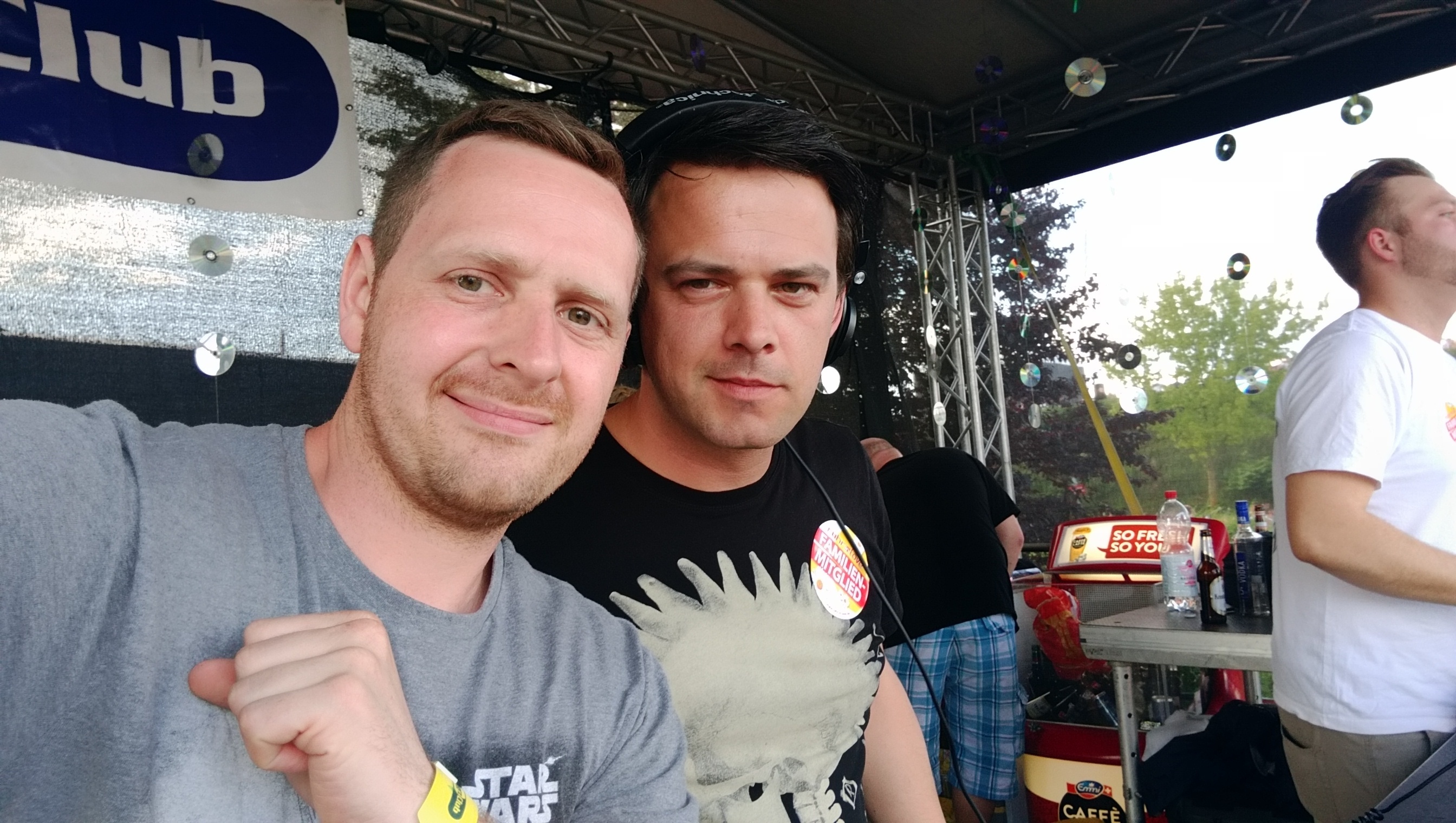 Die Mülheimer Dominik Becker (l.) und Andre Rautenberg sind ein eingespieltes Team. Als "ChemieCana" geben sie am Samstagabend den Abschluss-Act. Fotos: privat
