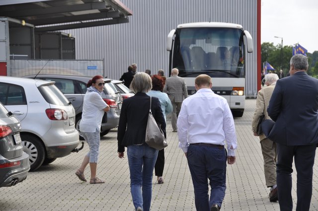 Mehrere Busse hatten die CDU-Ortsverbände bestellt.