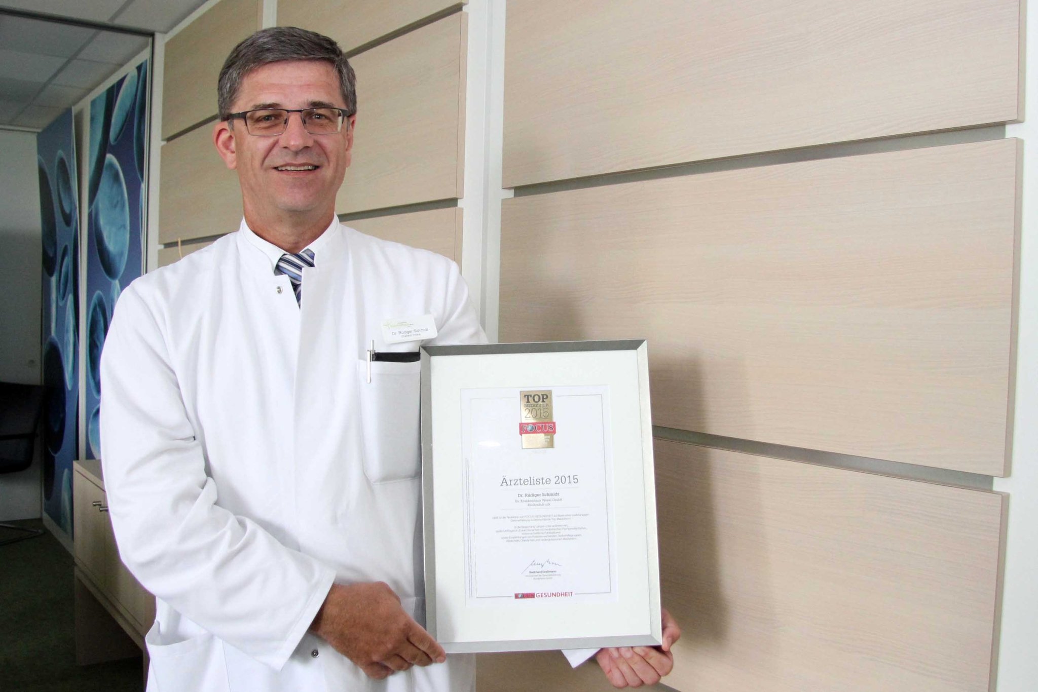 Anerkannter Bluthochdruck-Experte: Dr. Rüdiger Schmidt auf der Fokus-Liste der Top-Mediziner - Wesel