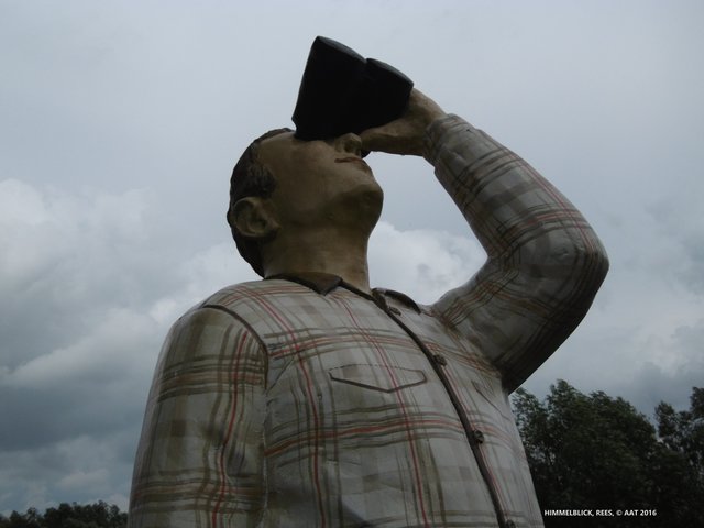 ...was wir an diesem Tag nicht vergessen durften: immer mal´den Blick nach oben, gen Himmel!