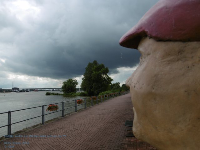 ohhh, da ist ja schon wieder eine Regen-WOLKE im Anmarsch!