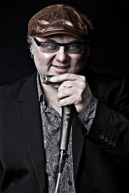 Buchautor und Blues-Musiker Chris Karmer