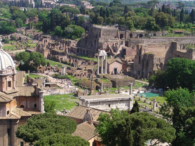 Ruinen imForum Romanum in Rom