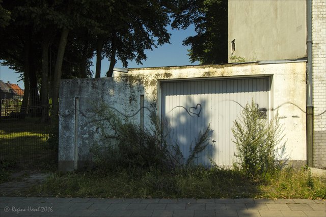 Verlassene Garage, gesehen in Emmerich