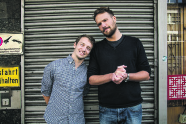 Michael Schilling und Kai Blum präsentieren sich auf Hof Wessel.Foto:Stadtspiegel