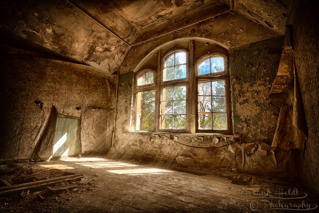In den Beelitz-Heilstätten nähe Berlin