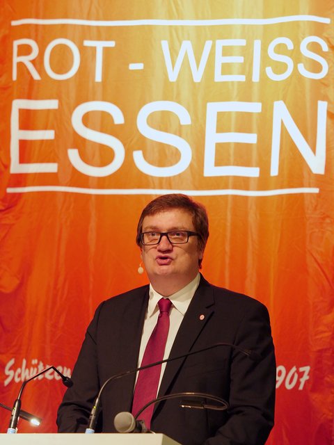 Für die neue Saison hat Michael Welling mit Mitarbeitern die Initiative „Zusammen hoch drei - Essen will den Aufstieg“ ins Leben gerufen, die dabei alle Kräfte von Partnern noch mehr mobilisieren soll.
