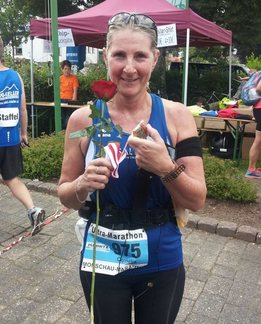 Conni Boettcher ergatterte den dritten Platz beim Ultramarathon in der Eifel.