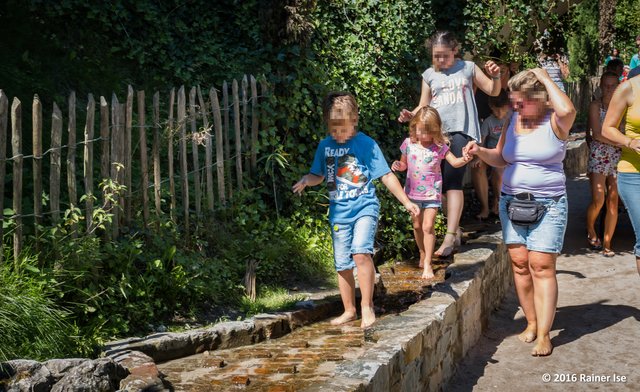 Abkühlung für die Füße