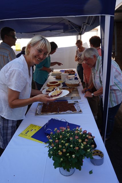 Kaffee und Kuchen fanden reichlichen Zuspruch.
