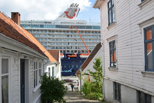 Der nächste Landgang war in Stavanger. Die Altstadt bezaubert mit ihren schönen Holzhäusern.