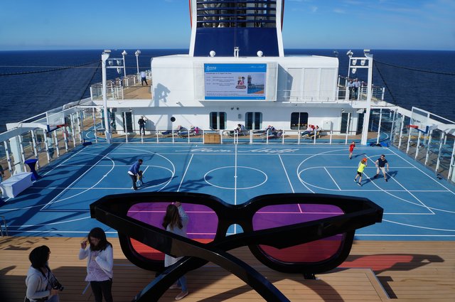 Der Platz zum Toben/Spielen für die Sportlichen.