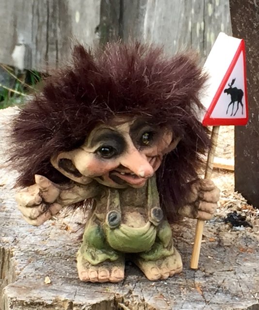 Weit oben im Norden, wo die Winterstürme aus dem Eismeer gegen die barschen Küsten schlagen, leben die Trolle. Da sie sich gewöhnlich nur in der Dunkelheit aus ihren Höhlen hervorwagen, hatte ich großes Glück, einen von ihnen mit der Kamera zu erwischen! ;-))