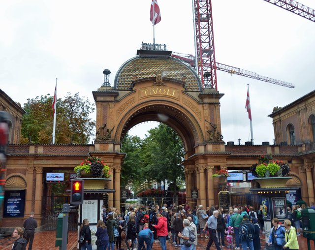 Der Vergnügungspark TIVOLI, mitten in Kopenhagen.