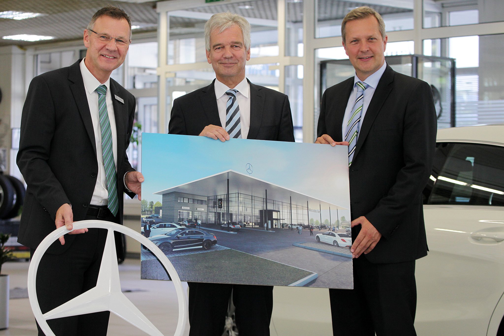 Mercedes Beginnt Neubau Am Lindenplatz Lunen