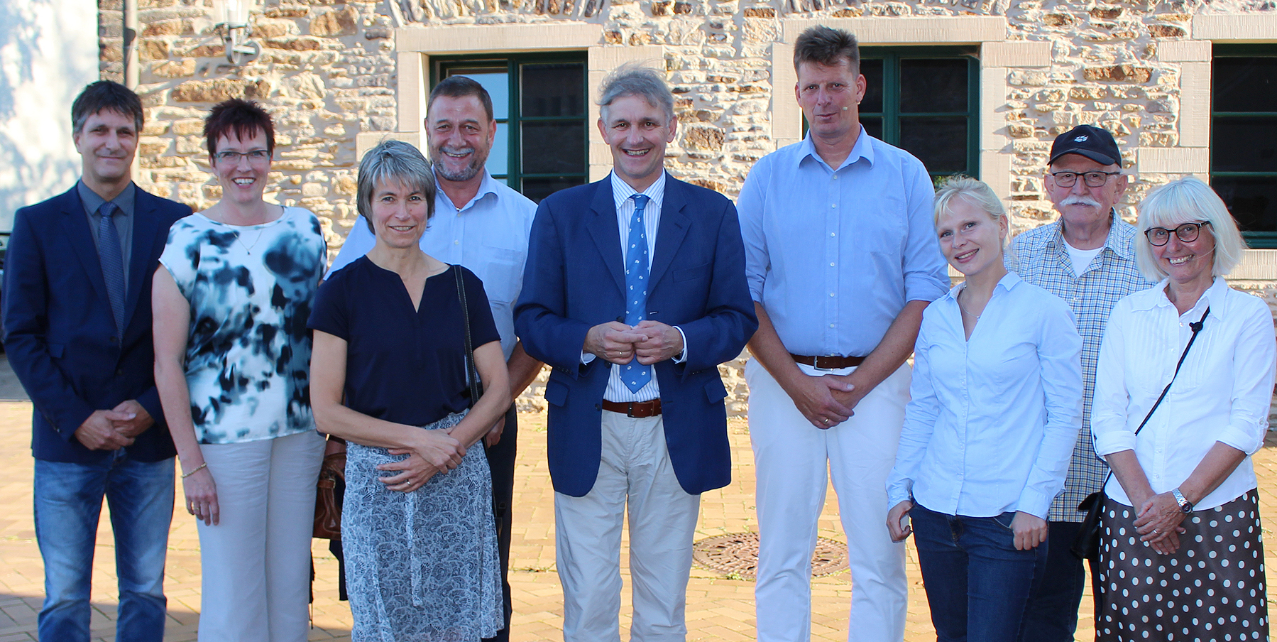 Dirk Kolar, Birgit Kollmann, Lisa Nießalla, Josef Merfels, Michael Makiolla, Lüder Wohlenberg, Simone Saarbeck, Burckhard Elsner und Margret Voß