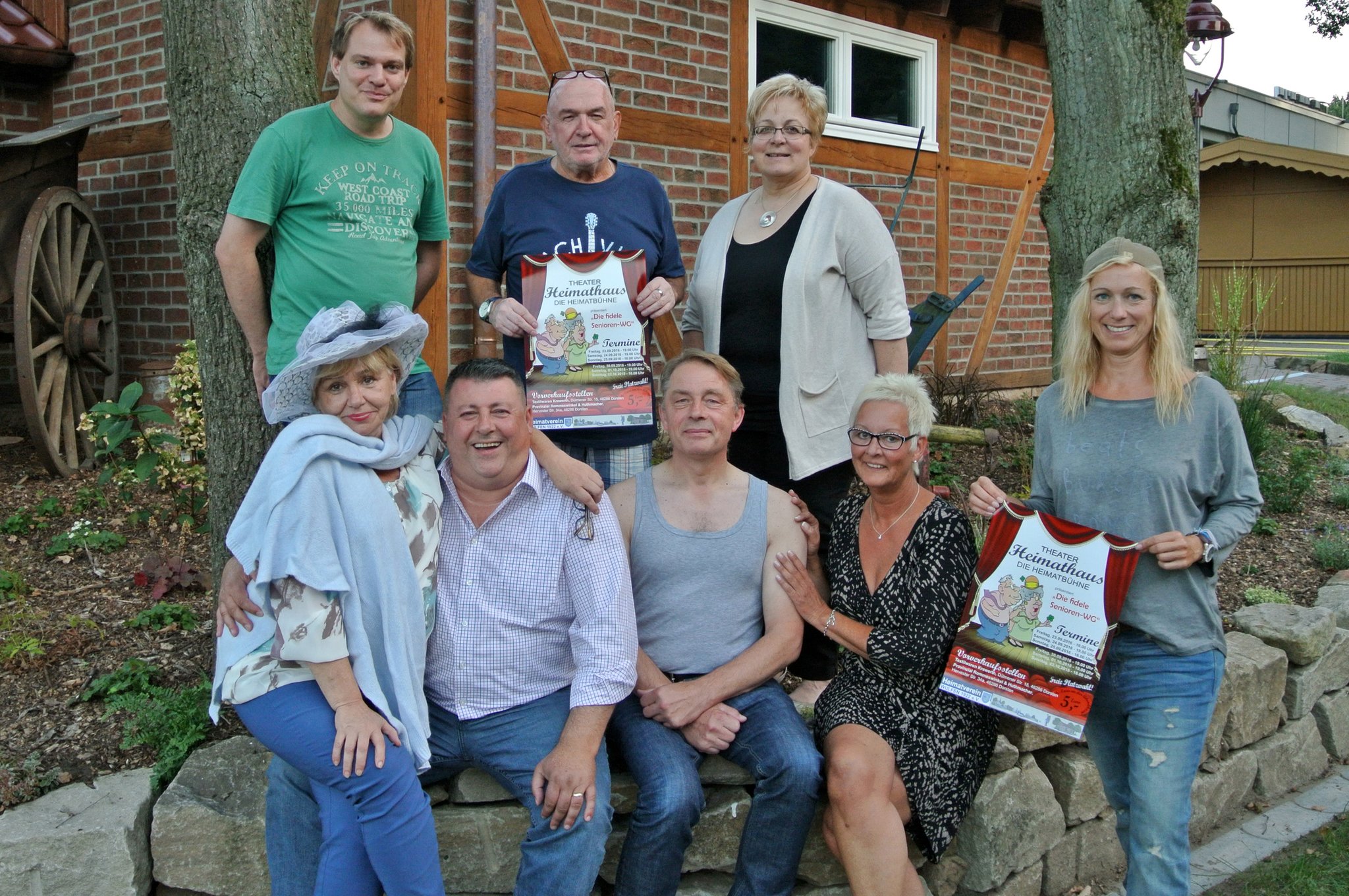 Theatergruppe Des Heimatvereins Wulfen Spielt Die Fidele Senioren WG 
