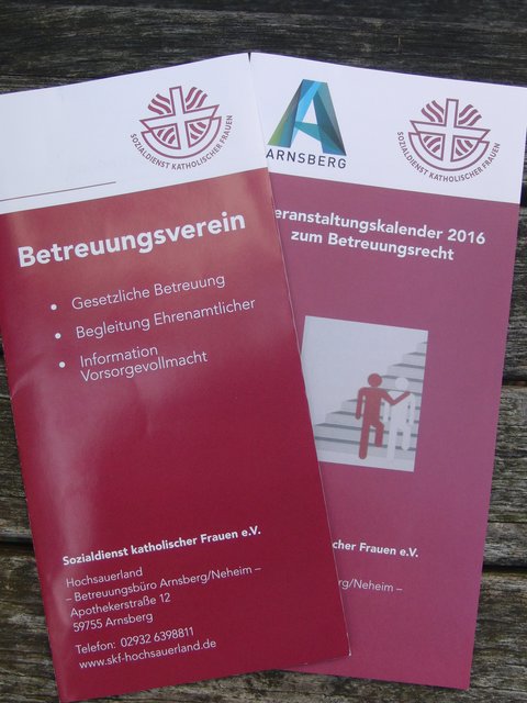 Informationen zu Arbeit und Angeboten rund um die Gesetzliche Betreuung gibt´s am Infostand in Neheim.