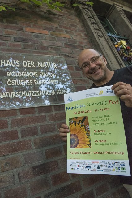 Stefan Welzel von der Bio-Station hofft auf viele Besucher. Foto: Arne Pöhnert