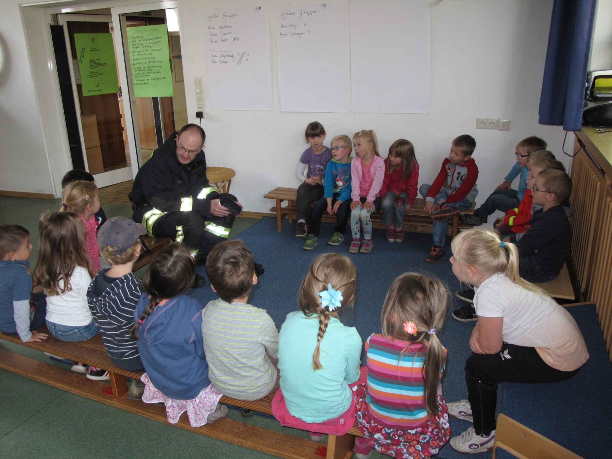  Kindergarten-Kinder aus Wennigloh sind gut auf Notfall vorbereitet Bildidee 
